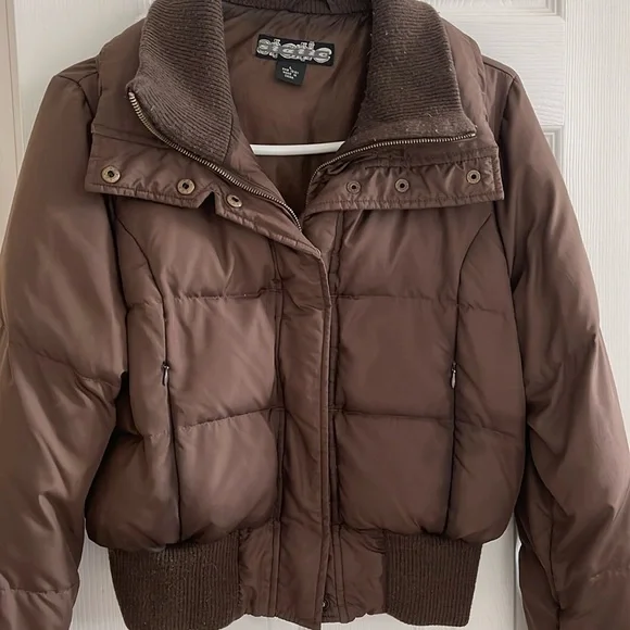 Static, Large Juniors, brown winter jacket/coat - Picture 1 of 8